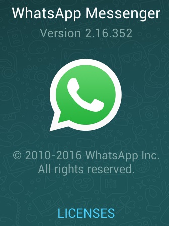 Whatsapp Versi 2.16.352
